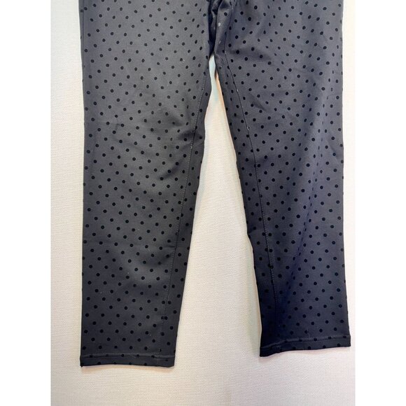 Talbots Womens Polka Dot Pants Petites 12P Black - Picture 4 of 13
